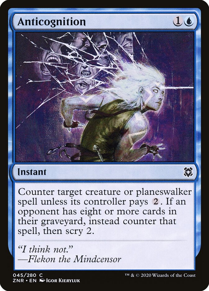 Anticognition card front