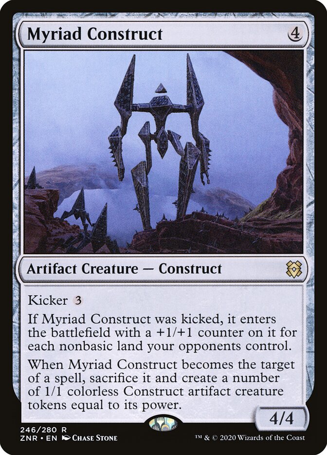 Myriad Construct card front