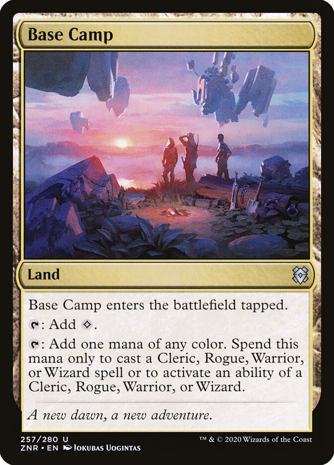 Base Camp card front