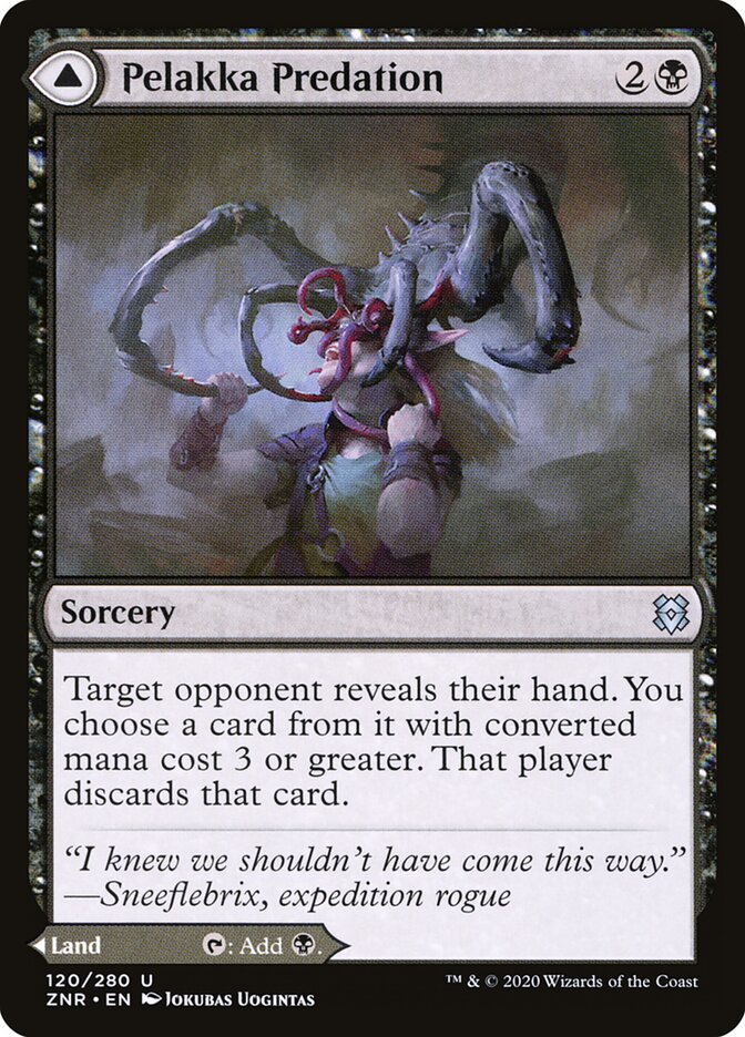 Pelakka Predation card front
