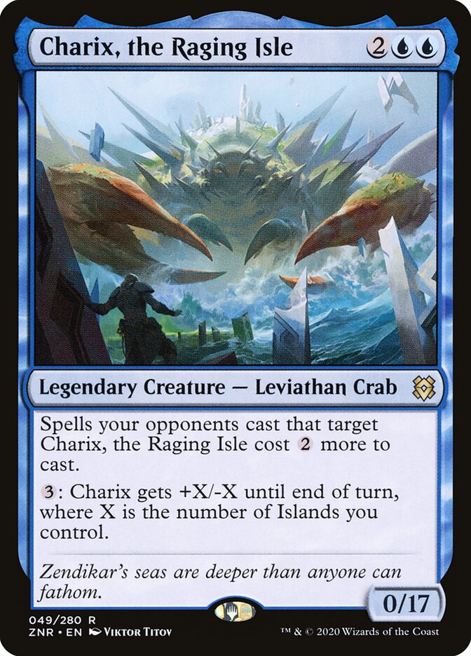 Charix, the Raging Isle card front