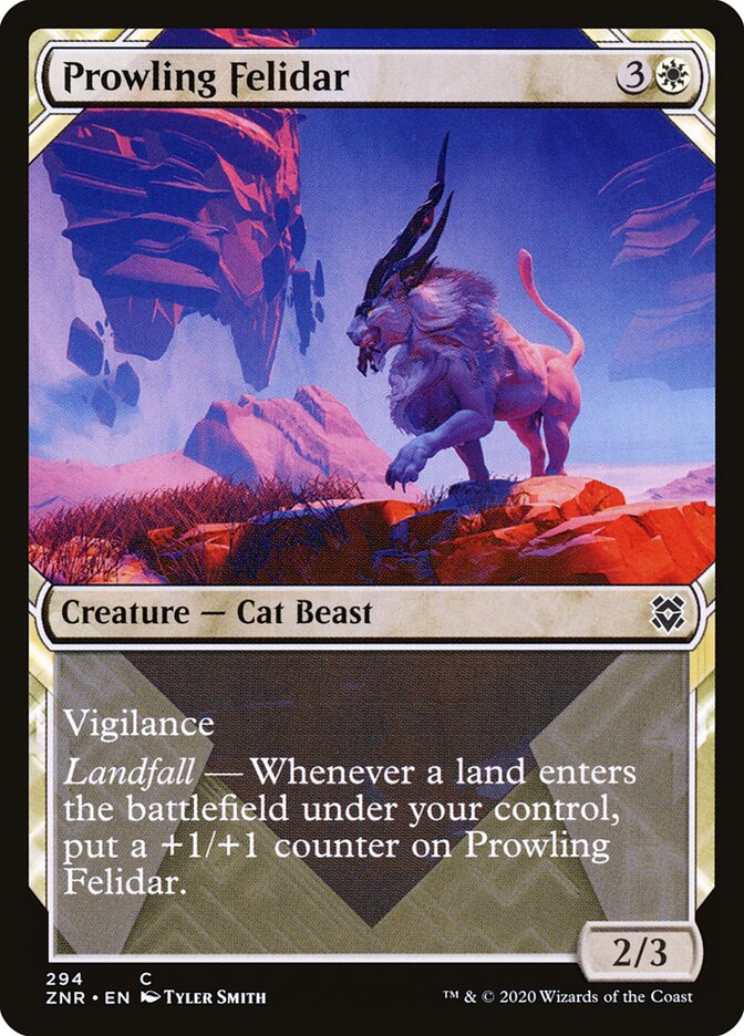 Prowling Felidar card front