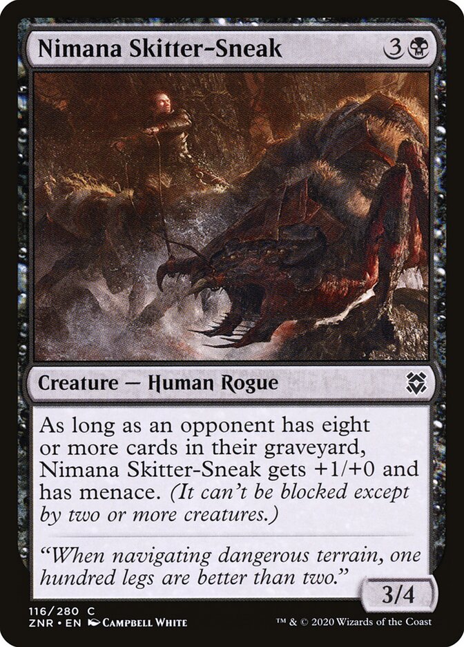 Nimana Skitter-Sneak card front