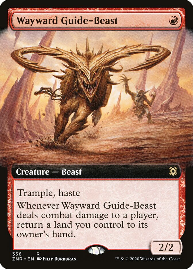 Wayward Guide-Beast card front