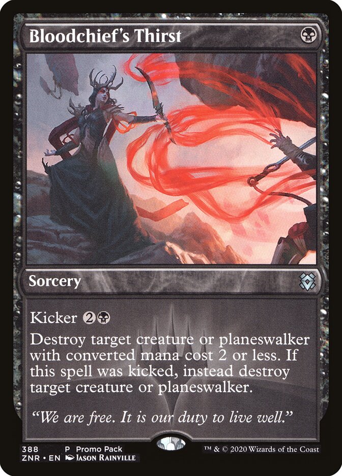 Bloodchief's Thirst card front