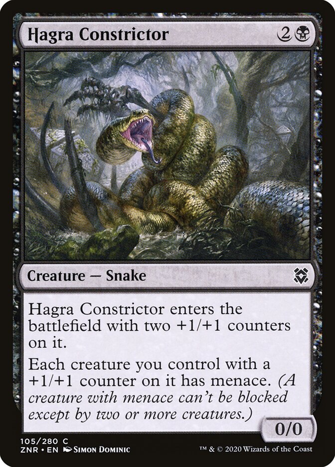 Hagra Constrictor card front