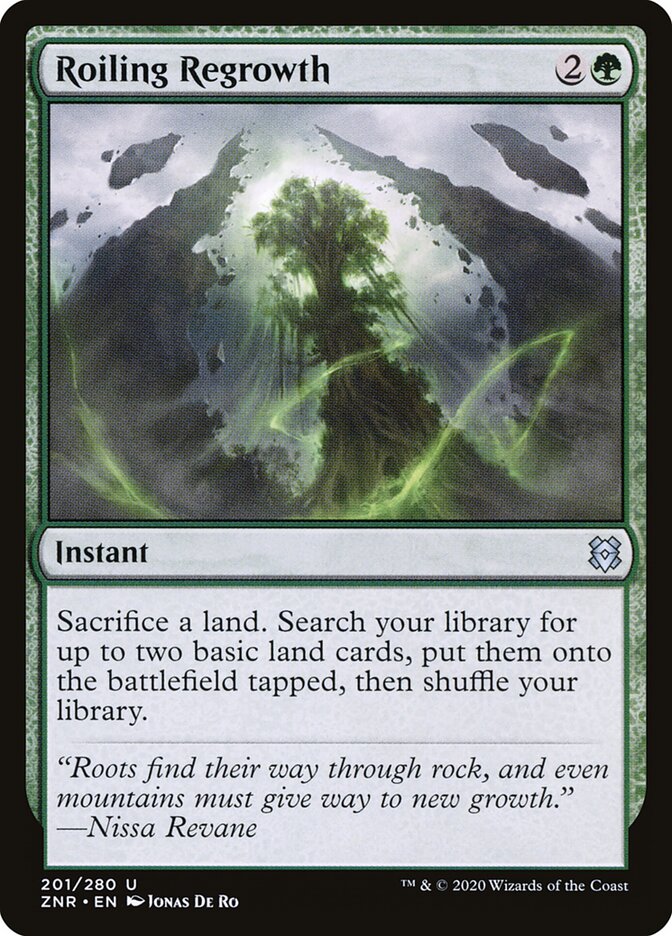Roiling Regrowth card front