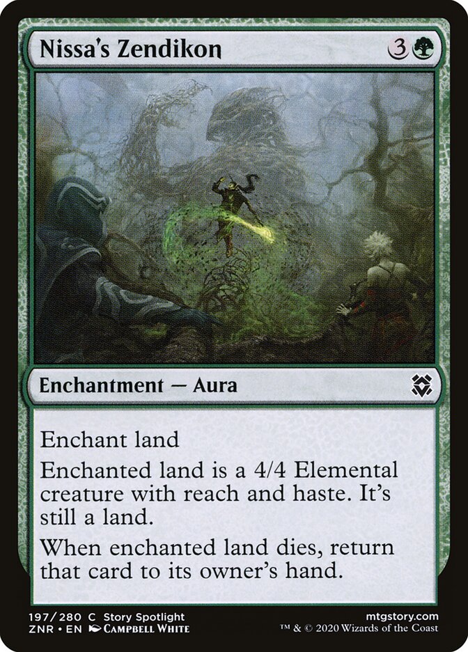 Nissa's Zendikon card front
