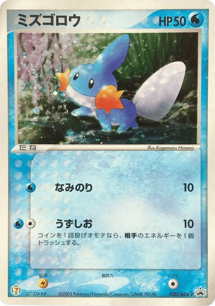 Mudkip card front