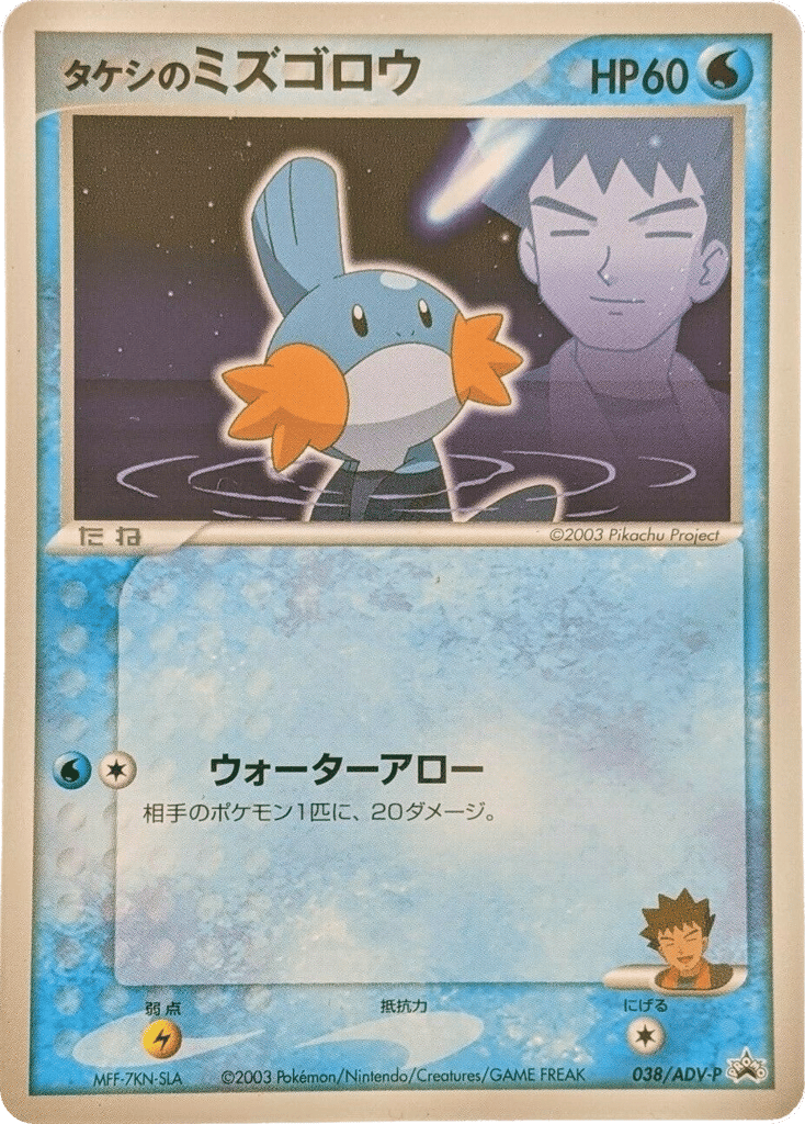 Brock's Mudkip card front