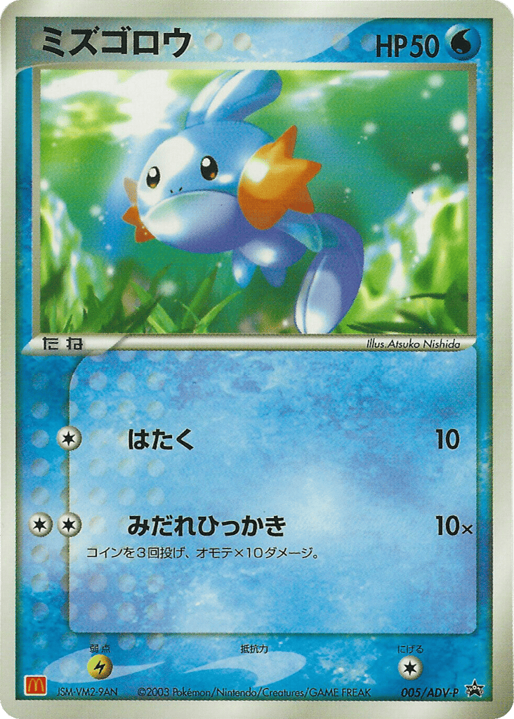 Mudkip card front