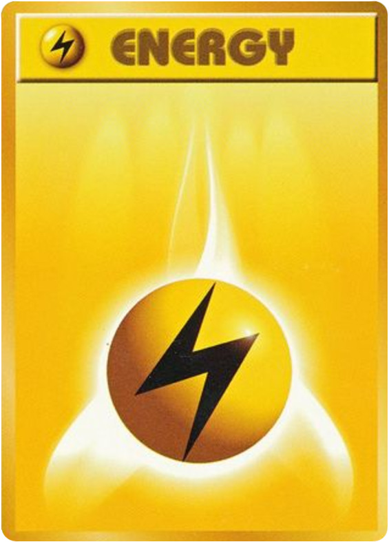 Lightning Energy card front