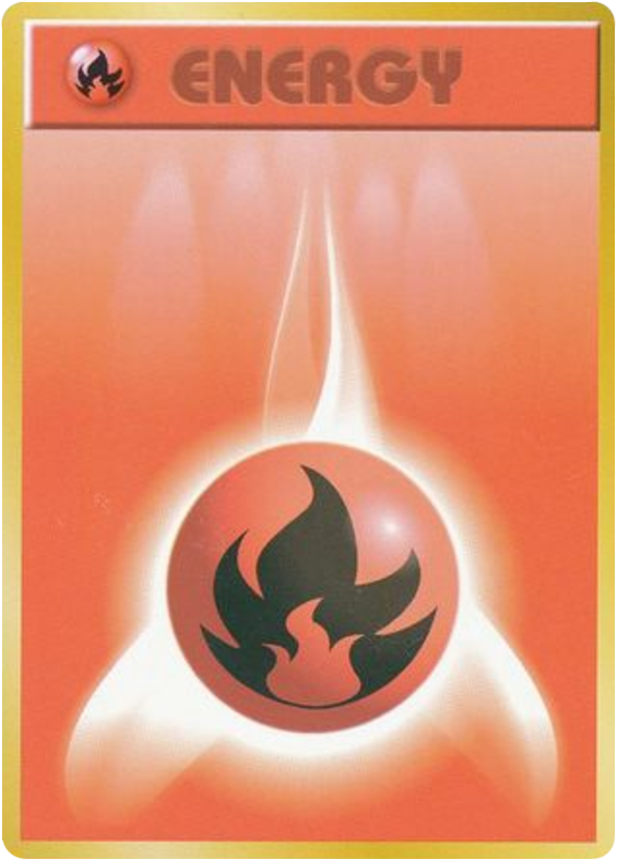 Fire Energy card front