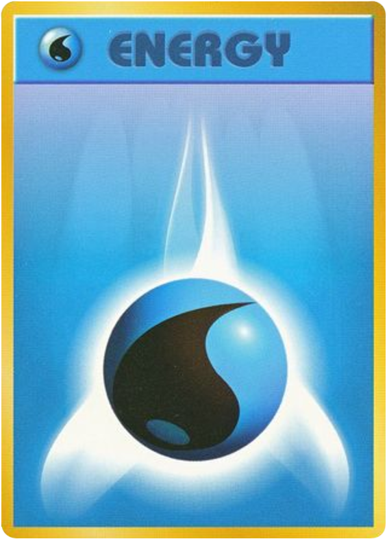 Water Energy card front