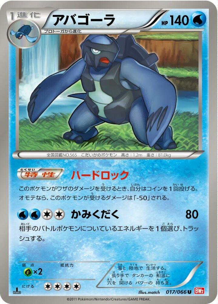 アバゴーラ card front