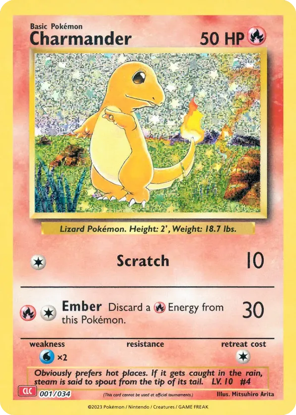 Charmander card front