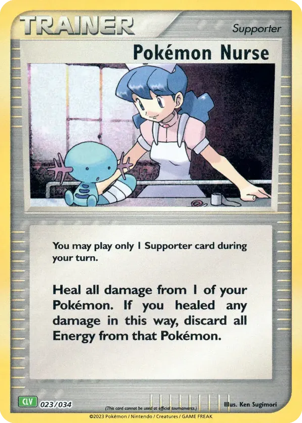 Pokémon Nurse card front