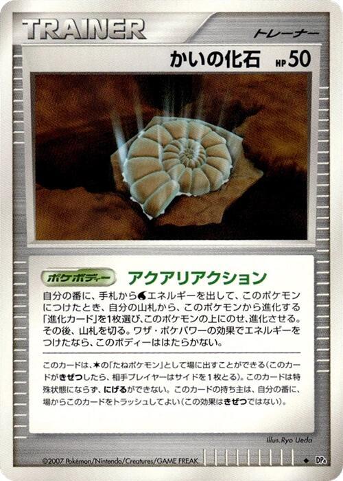 かいの化石 card front