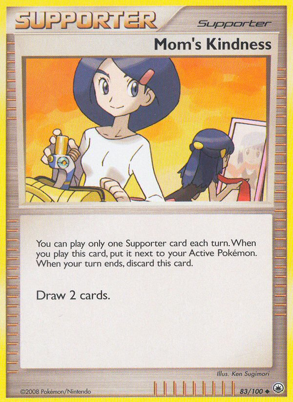 Mom's Kindness card front