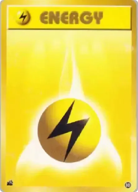 Lightning Energy card front