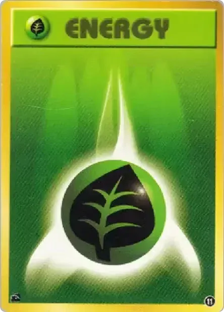 Grass Energy card front