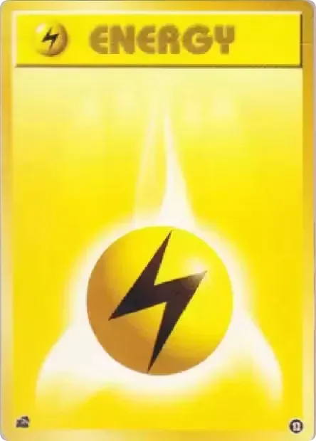 Lightning Energy card front