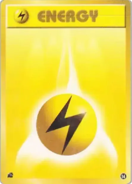 Lightning Energy card front