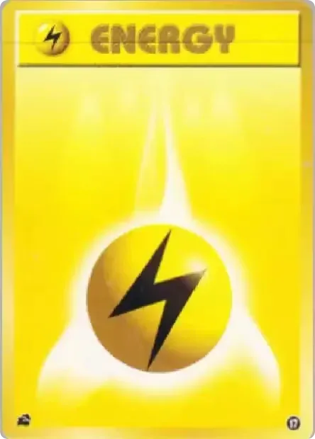 Lightning Energy card front
