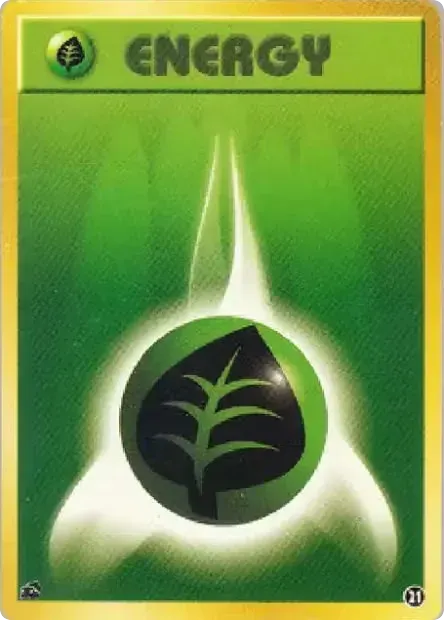 Grass Energy card front
