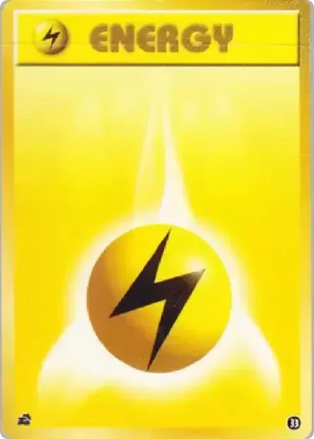 Lightning Energy card front