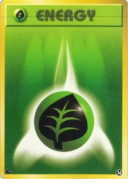 Grass Energy card front