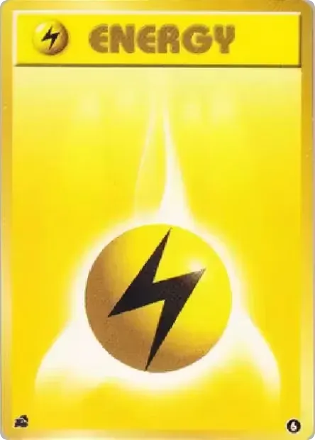 Lightning Energy card front