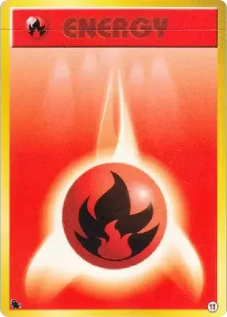 Fire Energy card front
