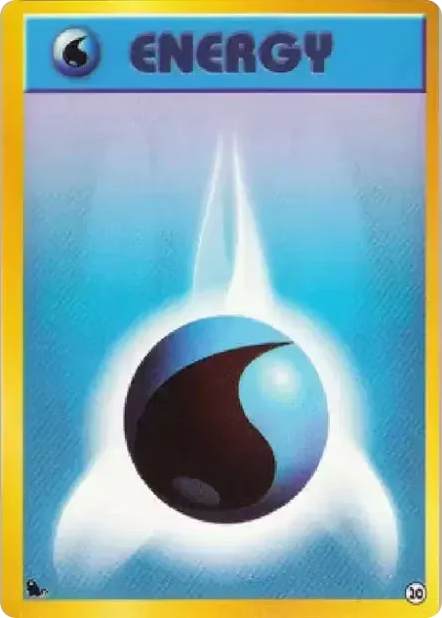 Water Energy card front
