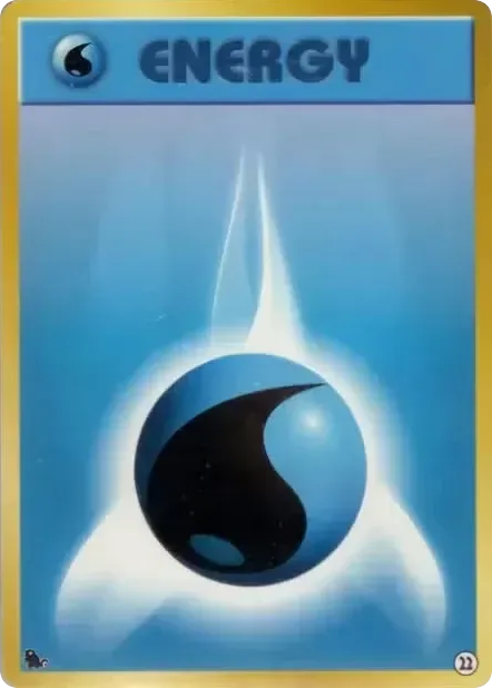 Water Energy card front