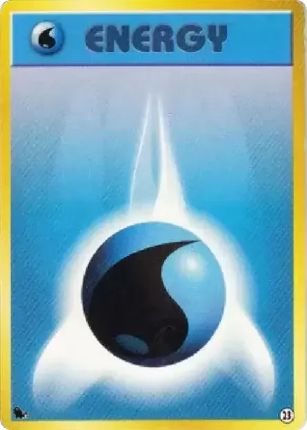 Water Energy card front