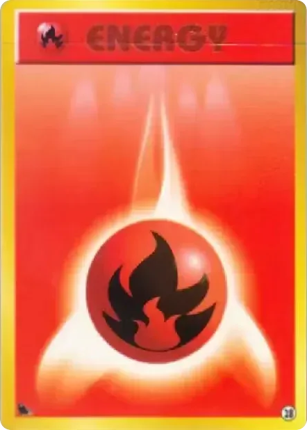 Fire Energy card front