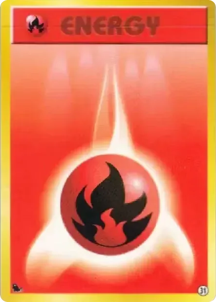 Fire Energy card front