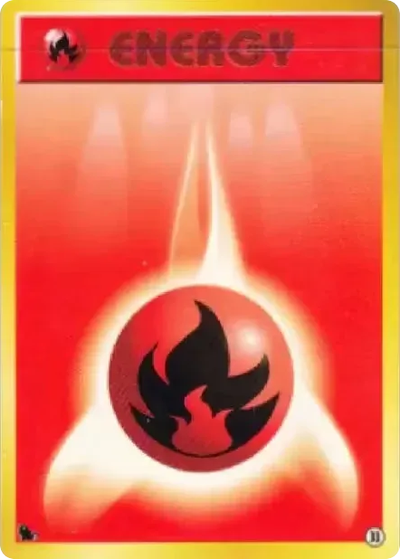 Fire Energy card front