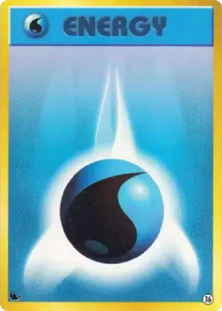 Water Energy card front