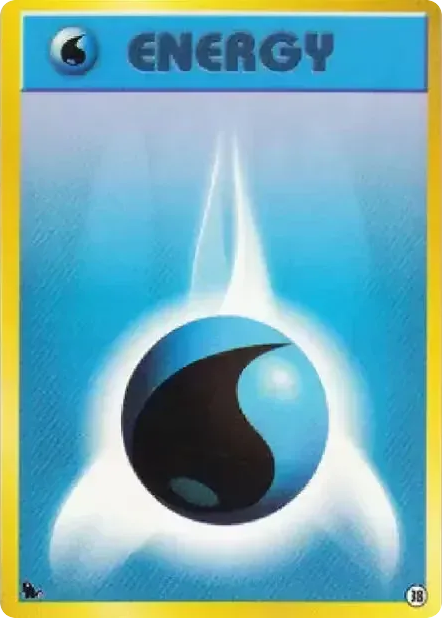 Water Energy card front