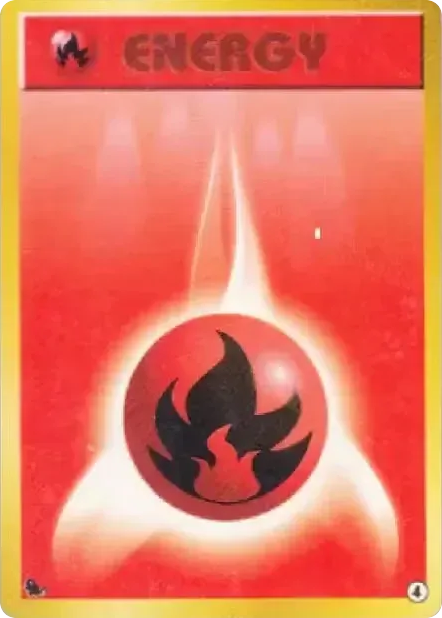 Fire Energy card front