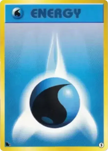 Water Energy card front