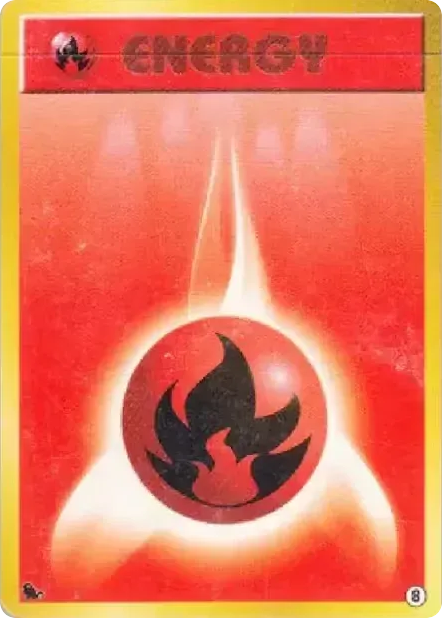 Fire Energy card front