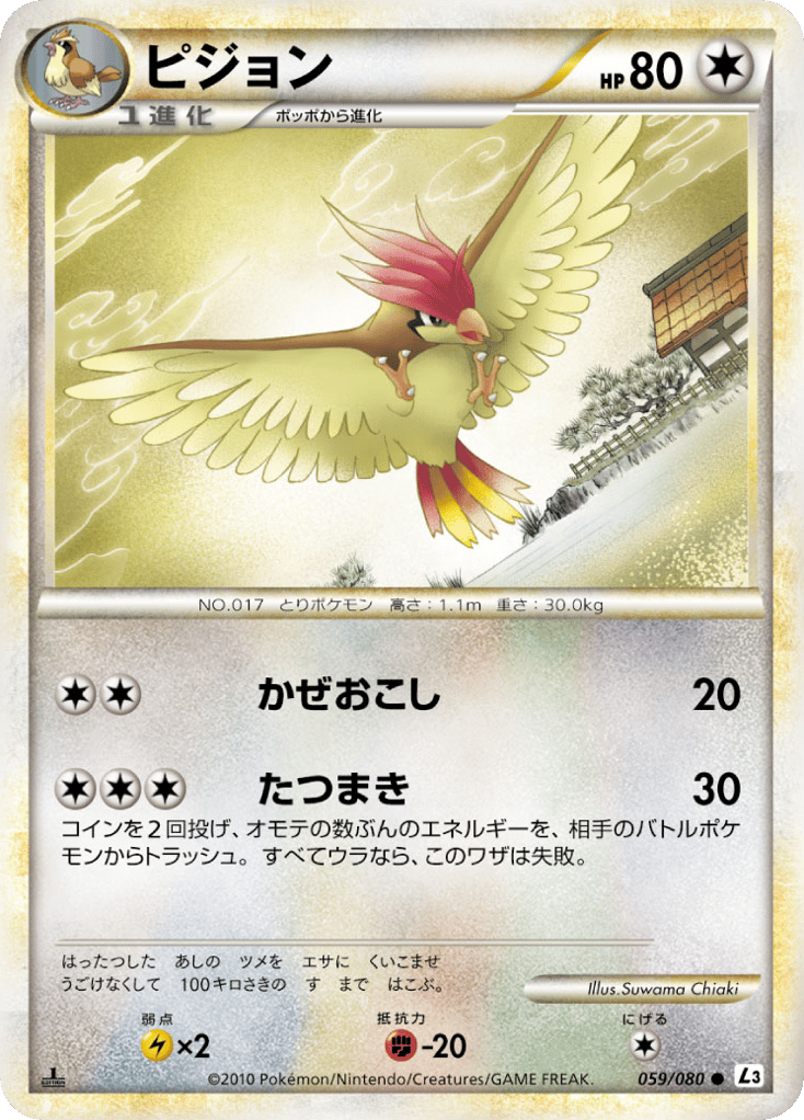 ピジョン card front