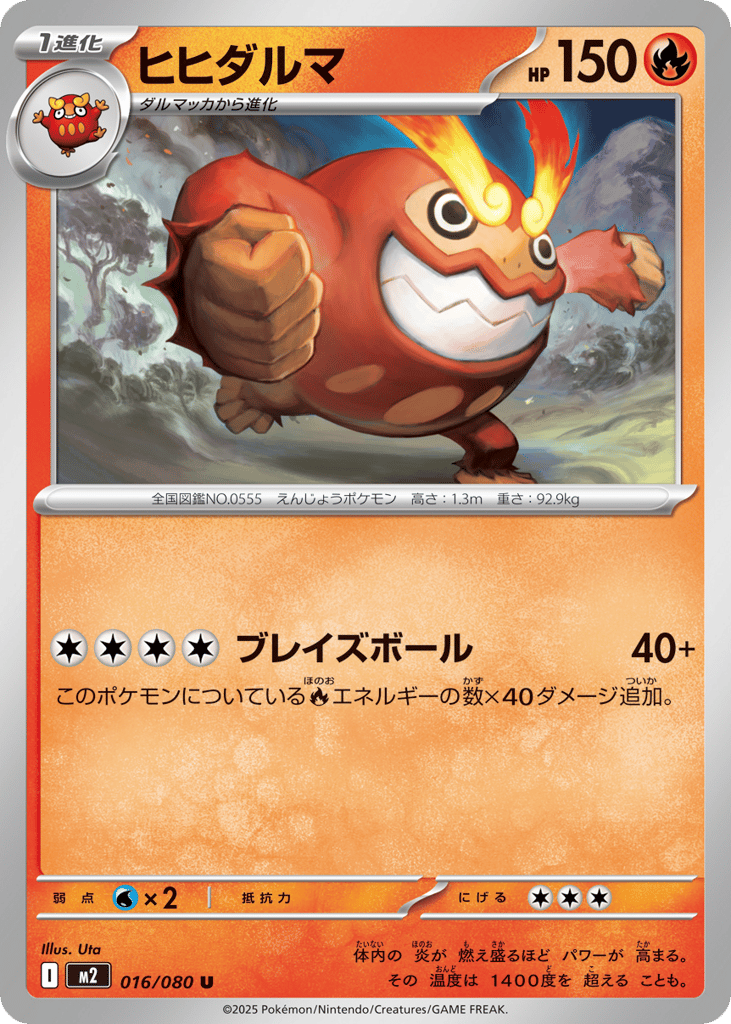 ヒヒダルマ card front