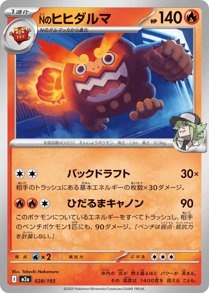 Nのヒヒダルマ card front