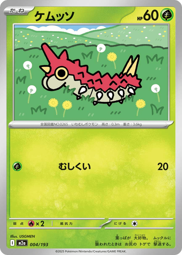 ケムッソ card front