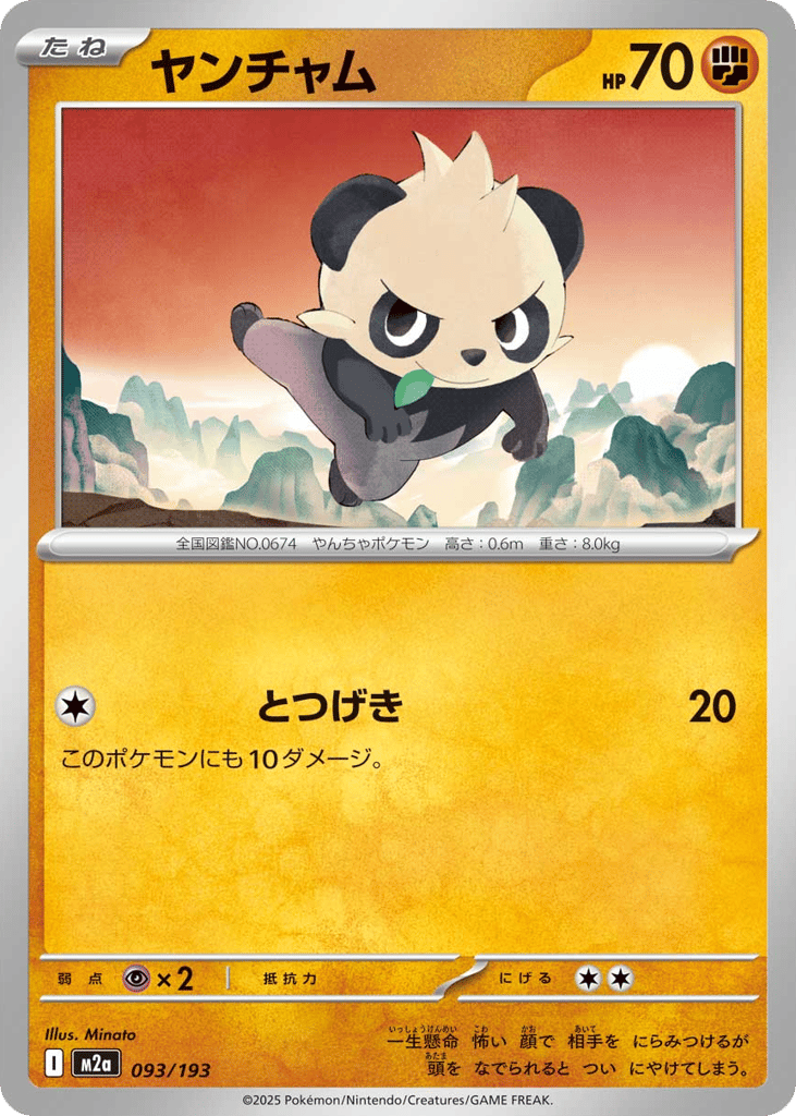 ヤンチャム card front
