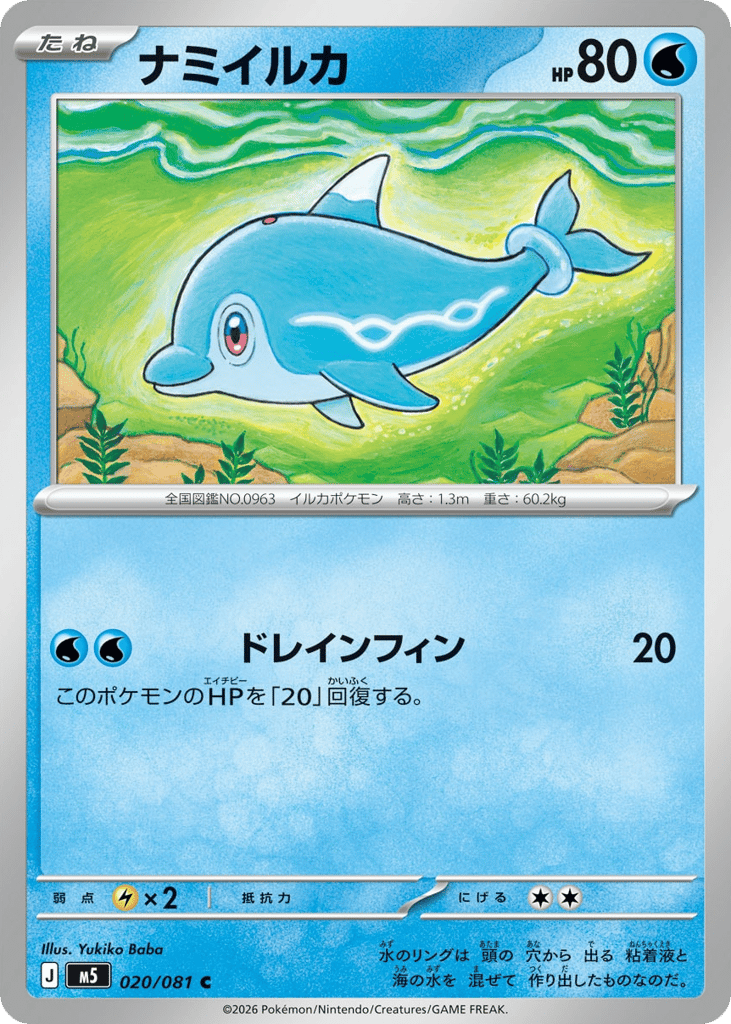 ナミイルカ card front